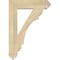Ekena Millwork Olympic Arts & Crafts Rough Sawn Bracket, Douglas Fir, 4"W x 20"D x 28"H BKT04X20X28OLY03RDF - alternate 2
